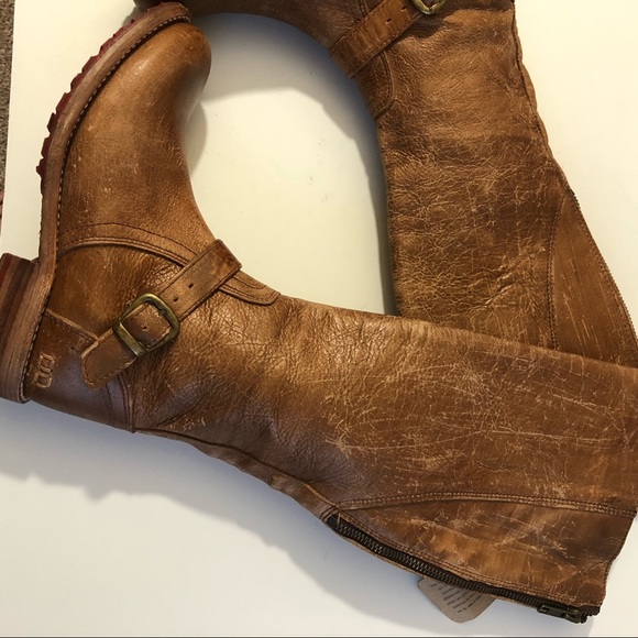 NWT BedStu Leather Gayle Tall Boot Brown 6.5 - Picture 5 of 13